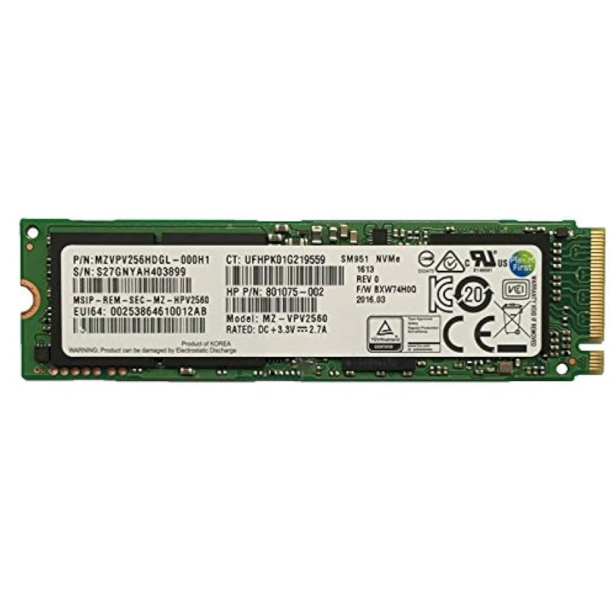 Amazon | Khachimo SM951 256GB SSD MZ-VPV2560 MZVPV256HDGL